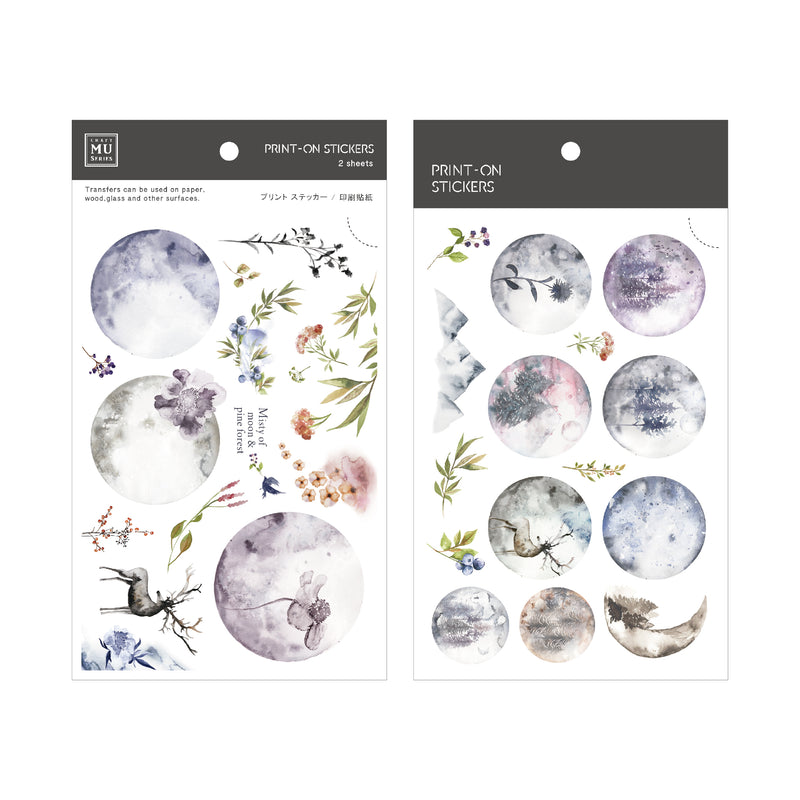 MU Lifestyle Print-On Stickers - 226 Misty of Moon