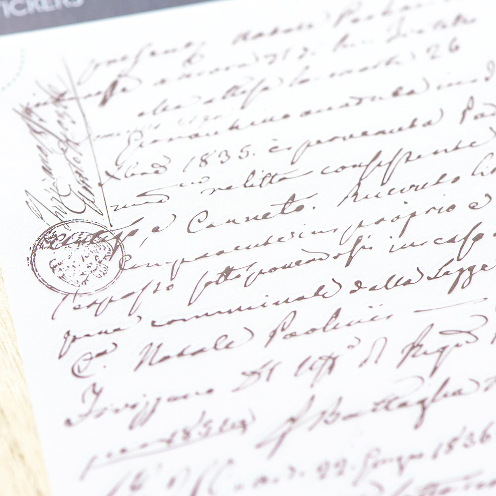MU Lifestyle Print-On Stickers - 259 Vintage Handwriting