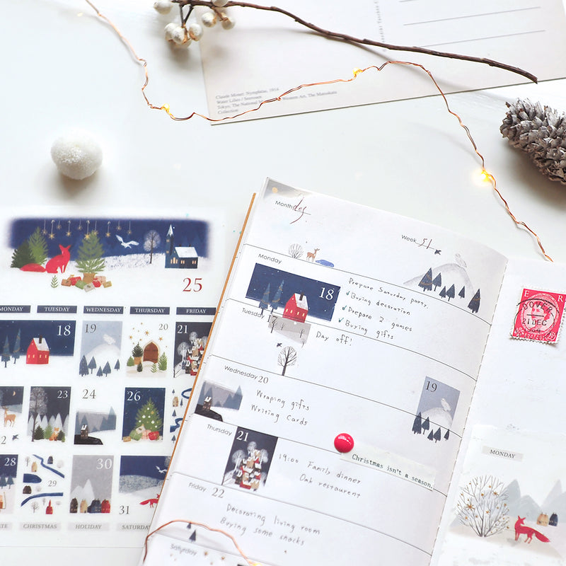 MU Lifestyle Print-On Stickers - Christmas Calendar