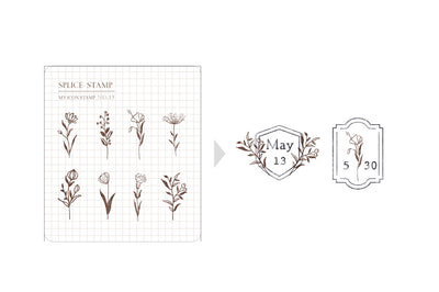 MU Lifestyle My Icon Clear Stamps - 2015 Flower Days