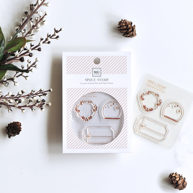 MU Lifestyle My Icon Clear Stamps - Christmas Frames