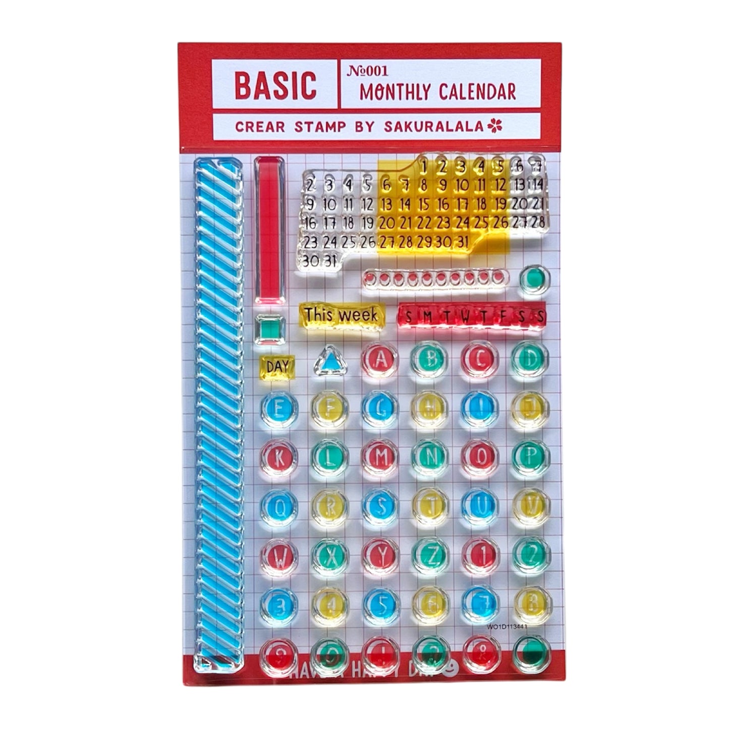 Sakuralala Basic Clear Stamps Collection Set (No. 001 - 005)