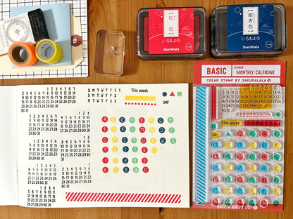 Sakuralala Basic Clear Stamps Collection Set (No. 001 - 005)