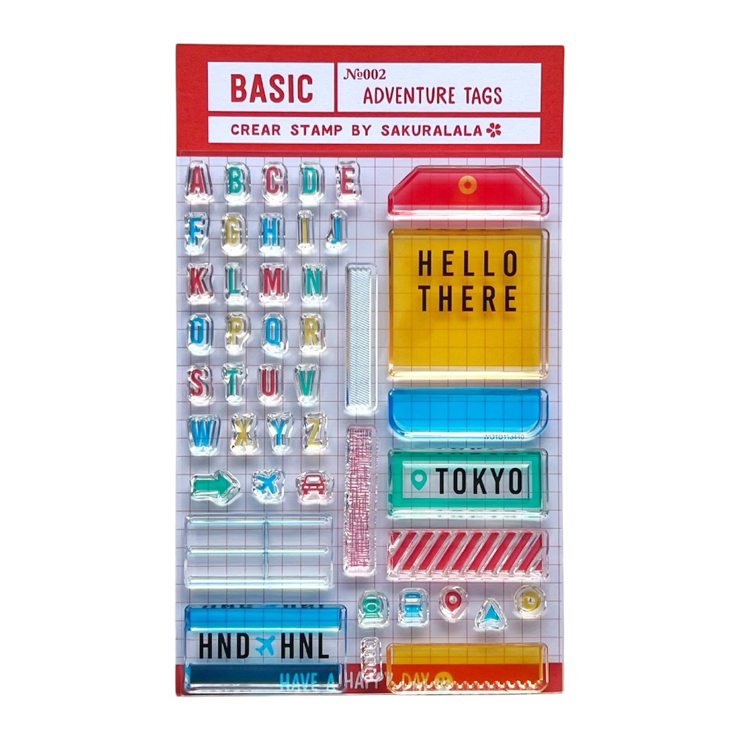 Sakuralala Basic Clear Stamps Collection Set (No. 001 - 005)
