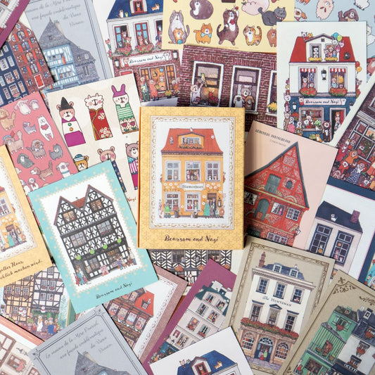 [BUNGUJOSHI 2025] Bearsom & Nagi Memo Paper Box Set