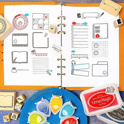 Kodomo No Kao Bullet Journal Stamp - Book