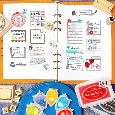 Kodomo No Kao Bullet Journal Stamp - Book