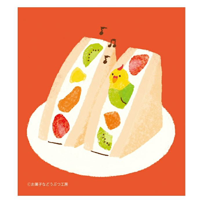 Furukawa Paper Works Sweets Animal Workshop Memo Pad - Bread