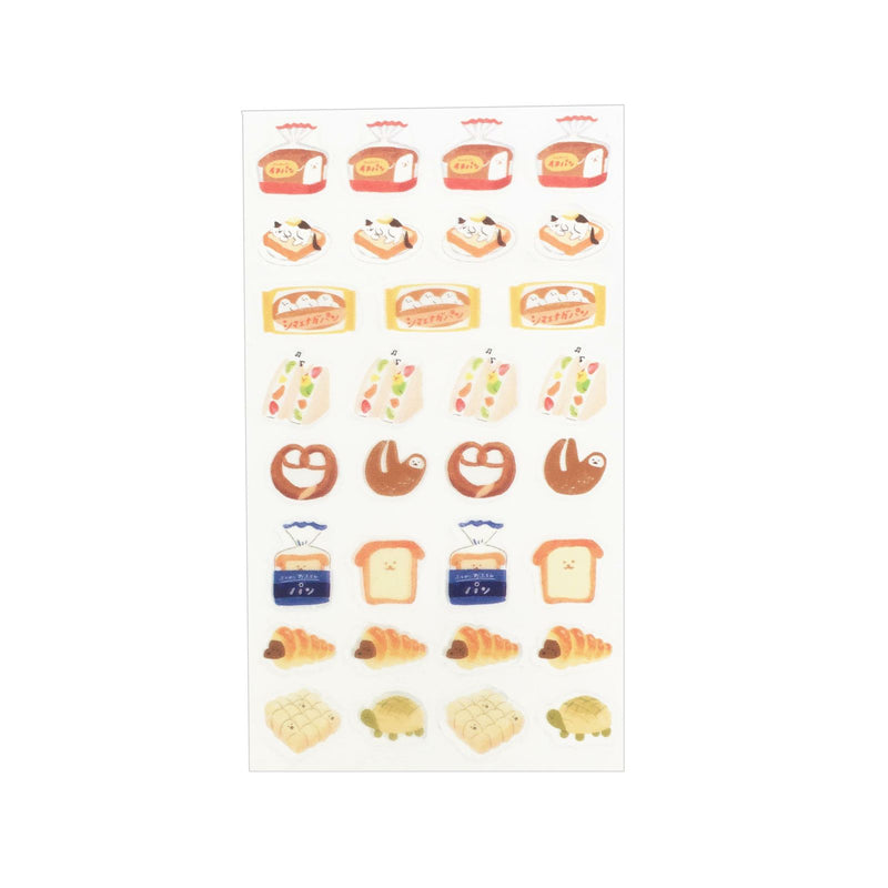 Furukawa Paper Works Sweets Animal Workshop Sticker - Bread