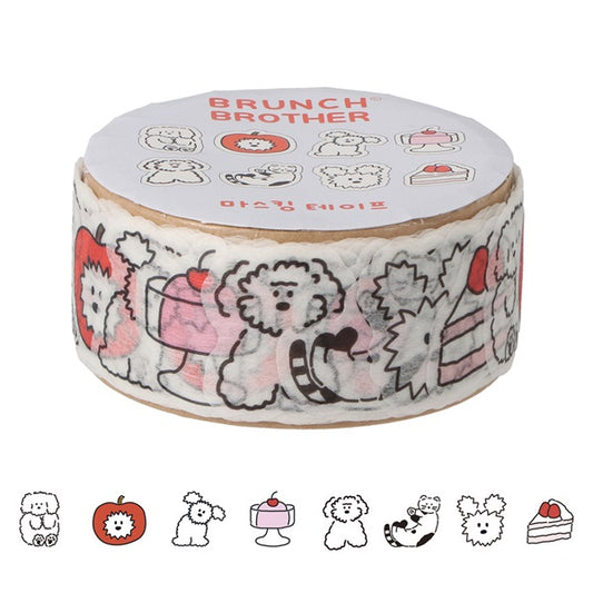 Mark's x Brunch Brother Masking Tapes - Puppy