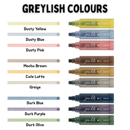 [BUNGUJOSHI 2025] Midori Join Dots Connecting Markers - Mix & Match Any 3 Colours