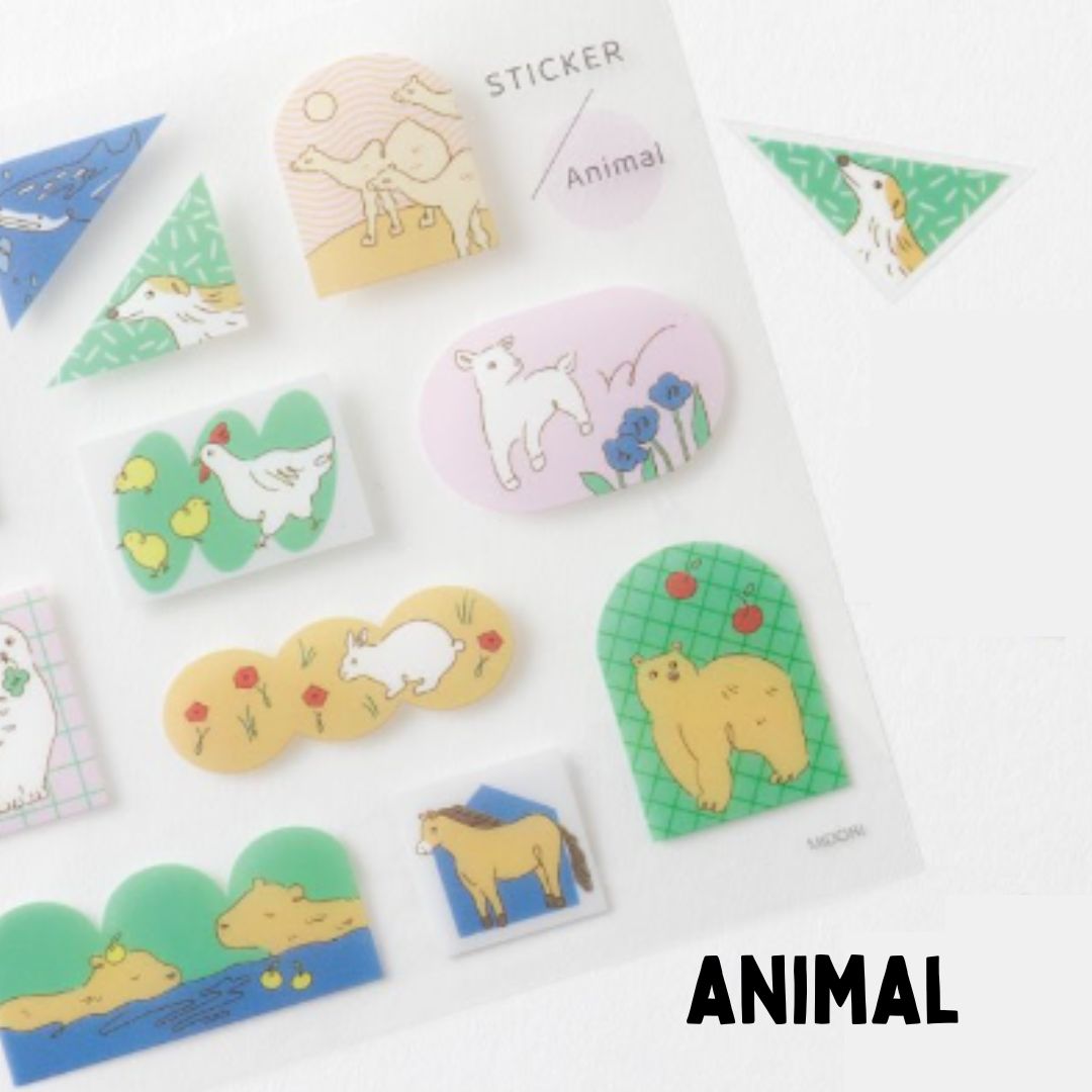 [BUNGUJOSHI 2025] Midori PET Sticker