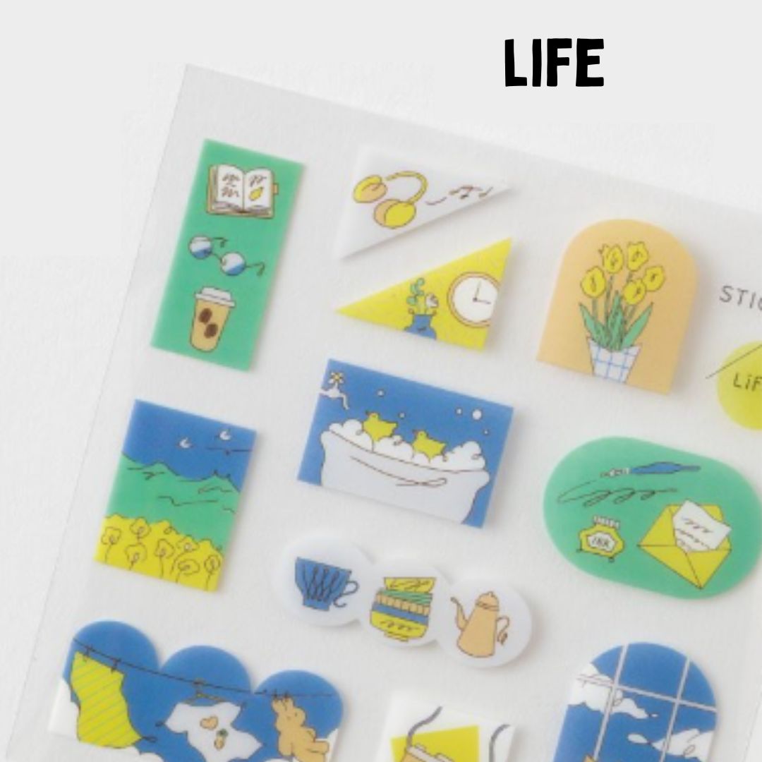 [BUNGUJOSHI 2025] Midori PET Sticker