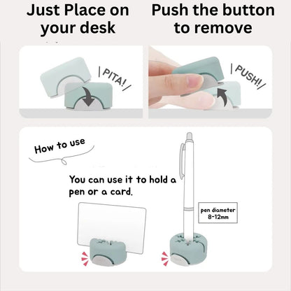 [BUNGUJOSHI 2025] Kutsuwa Air Pita Pen Case + Stand Set