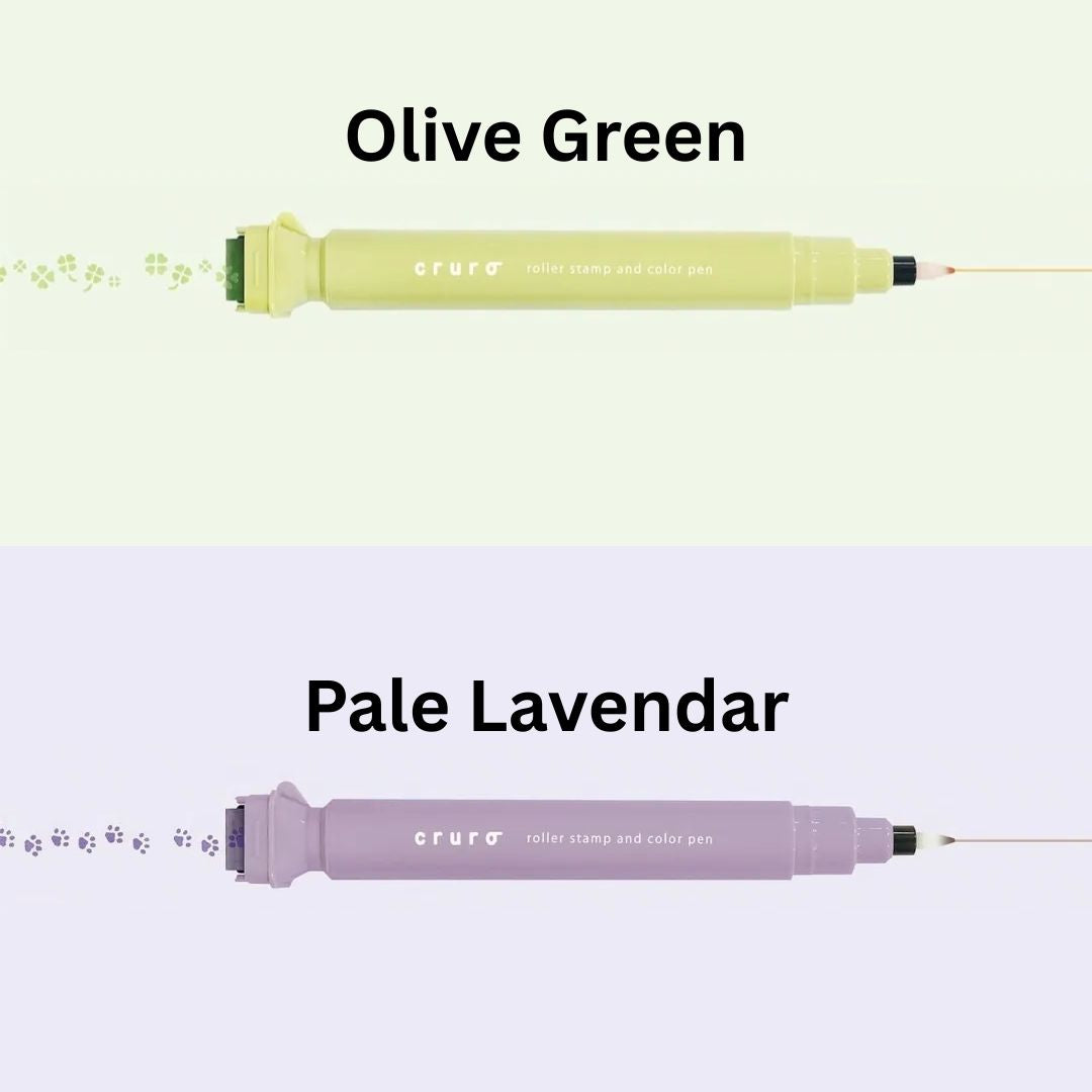 [BUNGUJOSHI 2025] Kutsuwa Air Pita Pen Case + Kururo Roller Stamp Pen Set