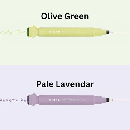 [BUNGUJOSHI 2025] Kutsuwa Air Pita Pen Case + Kururo Roller Stamp Pen Set