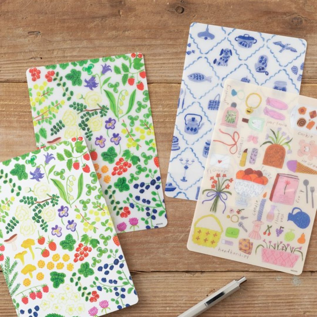 [BUNGUJOSHI 2025] Midori Yuru Log Notebooks with Free Underlay