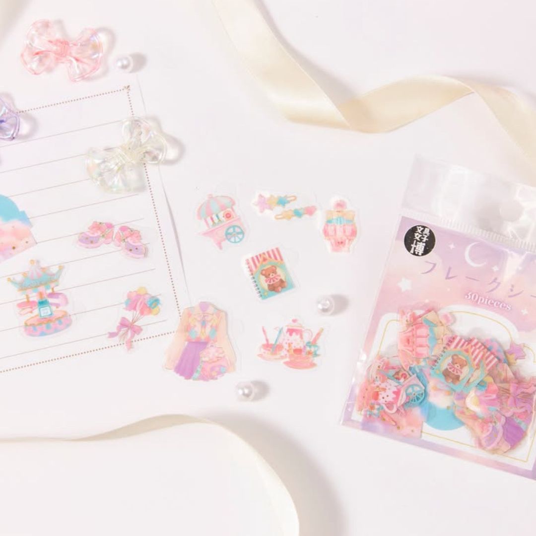 [BUNGUJOSHI 2025] Bungujoshi x Saien Gold Foil Clear Flake Seal