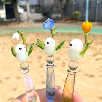 [BUNGUJOSHI 2025] Paraglass Glass Pen - Shimaenaga