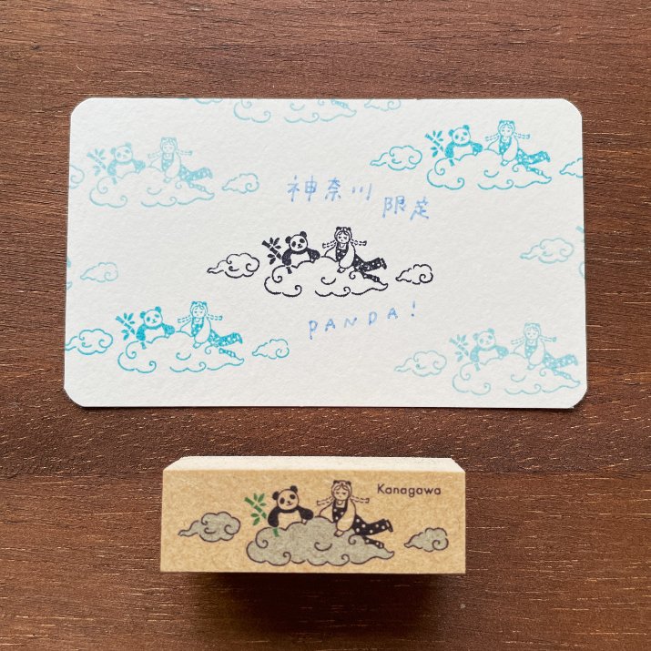 [BUNGUJOSHI 2025] Stamp Marche Wooden Stamp - Panda