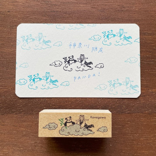 [BUNGUJOSHI 2025] Stamp Marche Wooden Stamp - Panda