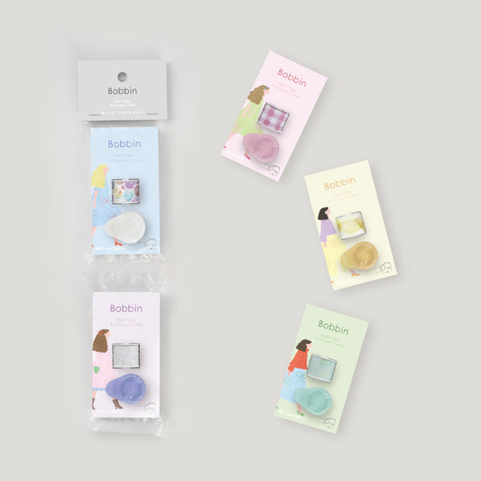 [BUNGUJOSHI 2025] Kokuyo Bobbin 5 Masking Tape Set with Mini Cutters