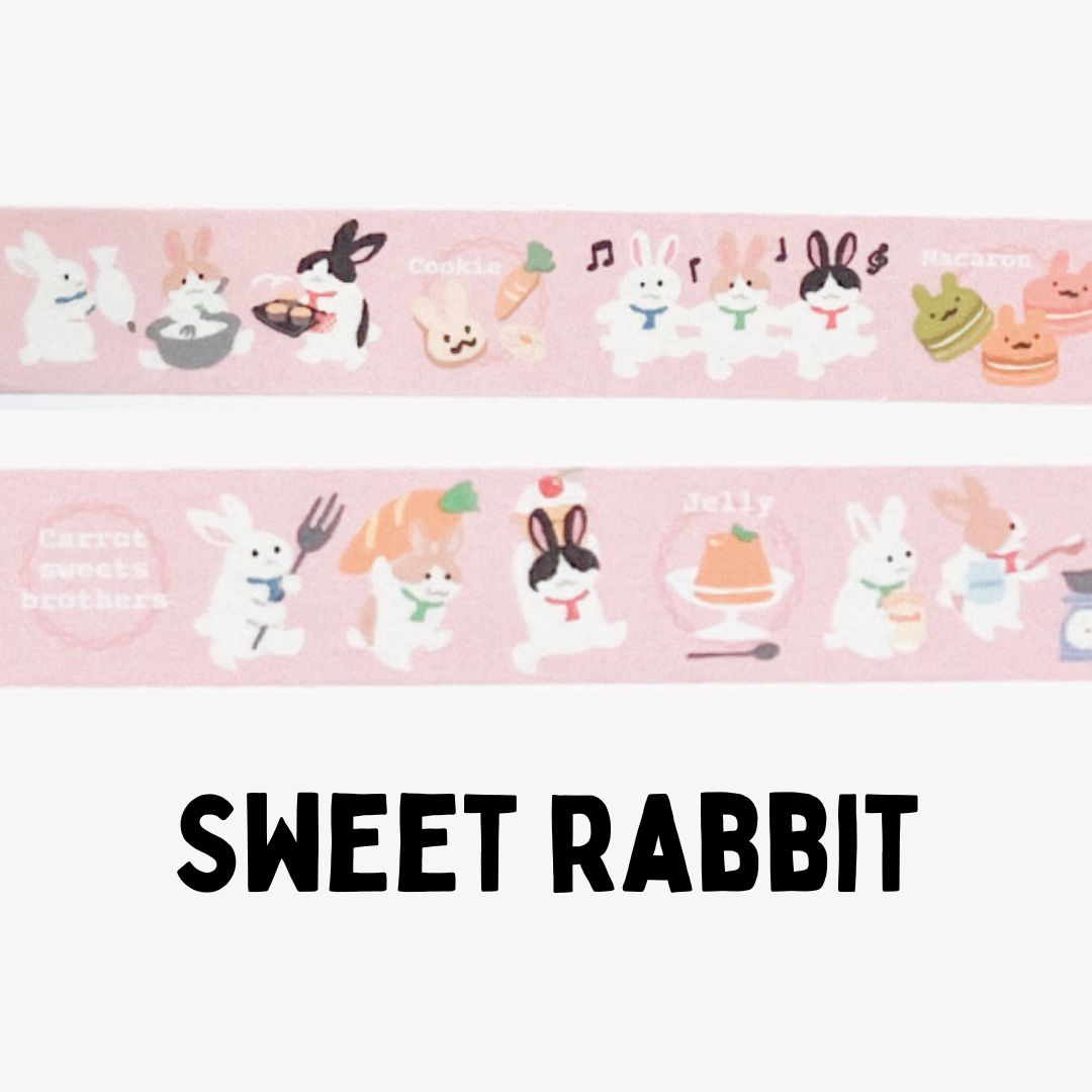 [BUNGUJOSHI 2025] NB Co Ltd Masking Tapes (15 Designs)