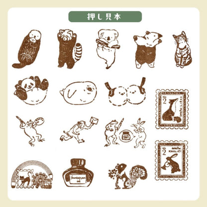 [BUNGUJOSHI 2025] NB Co Ltd Wooden Stamps (16 Designs)
