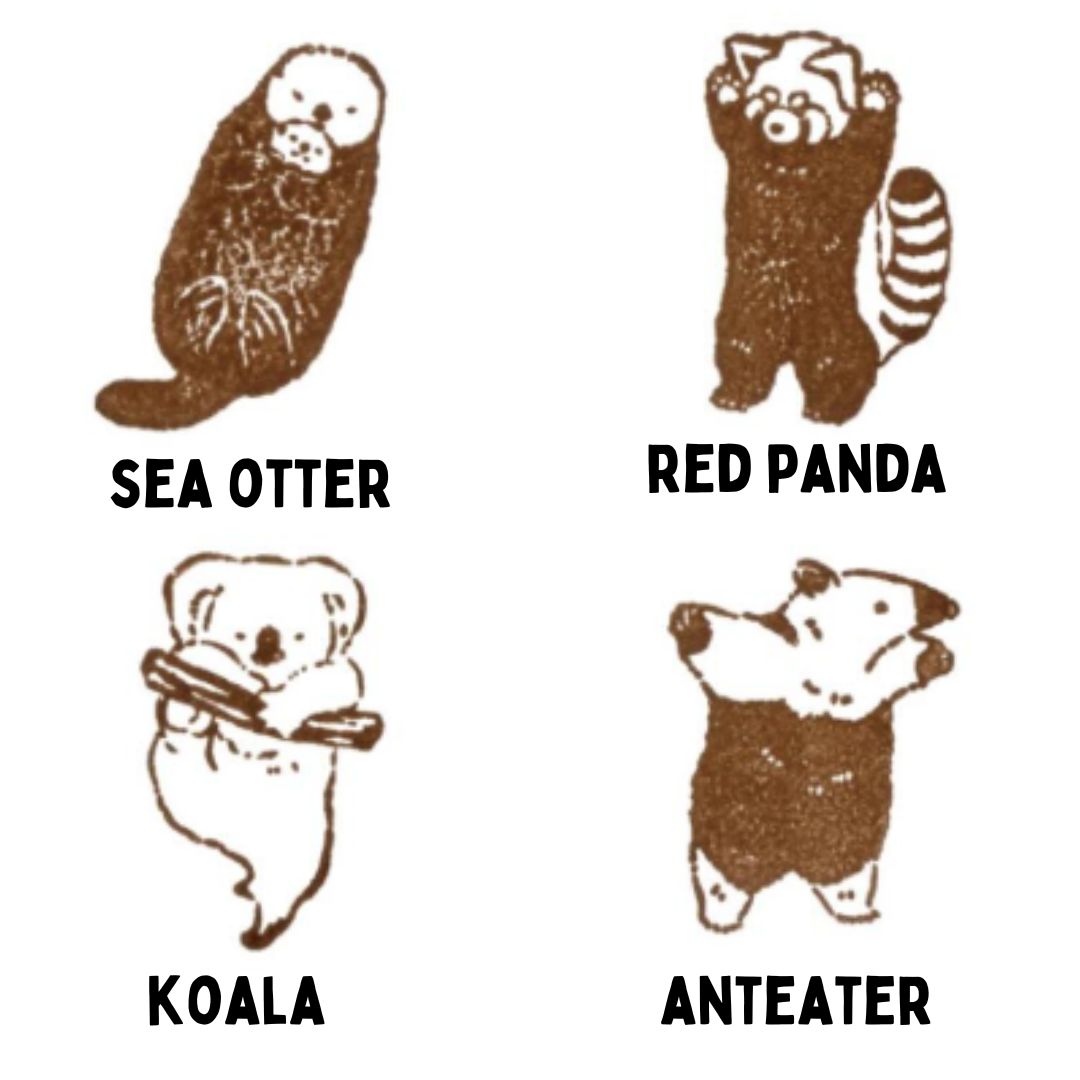 [BUNGUJOSHI 2025] NB Co Ltd Wooden Stamps (16 Designs)