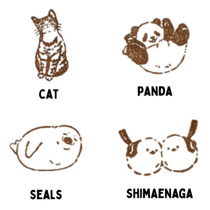 [BUNGUJOSHI 2025] NB Co Ltd Wooden Stamps (16 Designs)