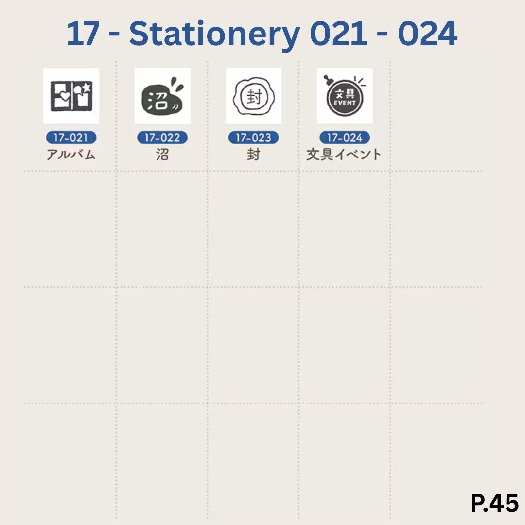 [BUNGUJOSHI 2025] Stamp Marche Mini Wooden Stamp Buffet (Pick 5 Stamps)