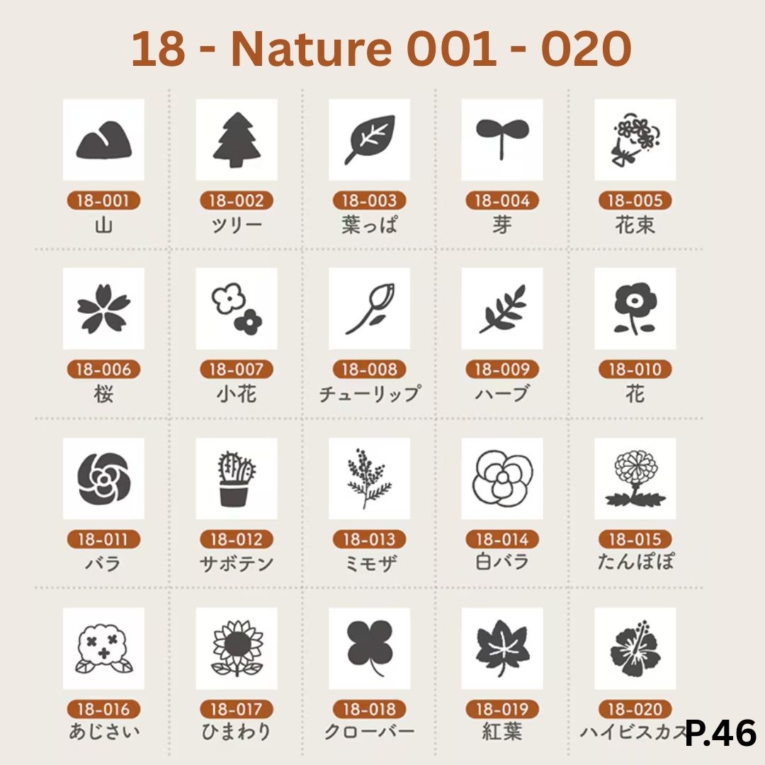 [BUNGUJOSHI 2025] Stamp Marche Mini Wooden Stamp Buffet (Pick 5 Stamps)