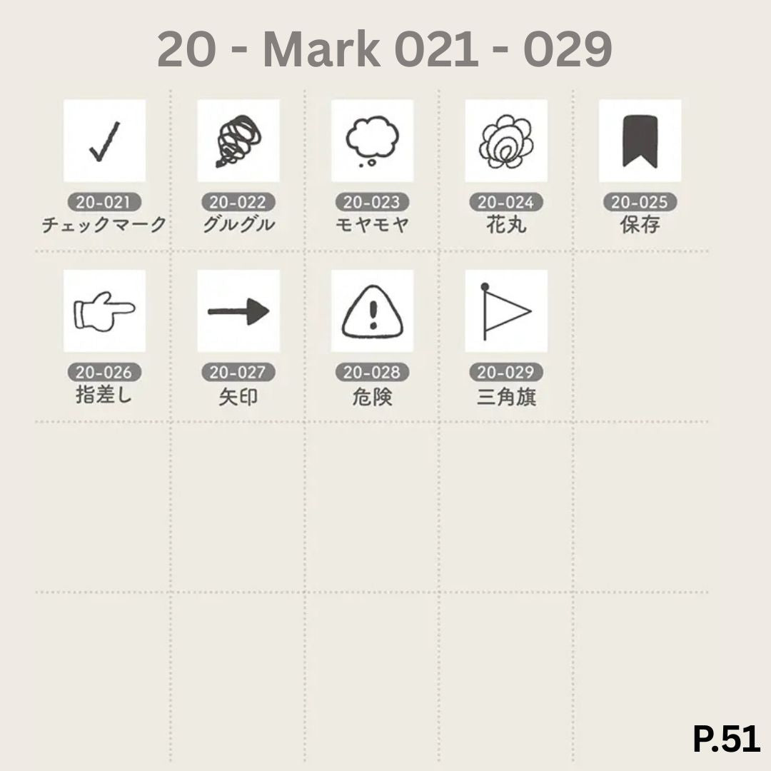 [BUNGUJOSHI 2025] Stamp Marche Mini Wooden Stamp Buffet (Pick 5 Stamps)