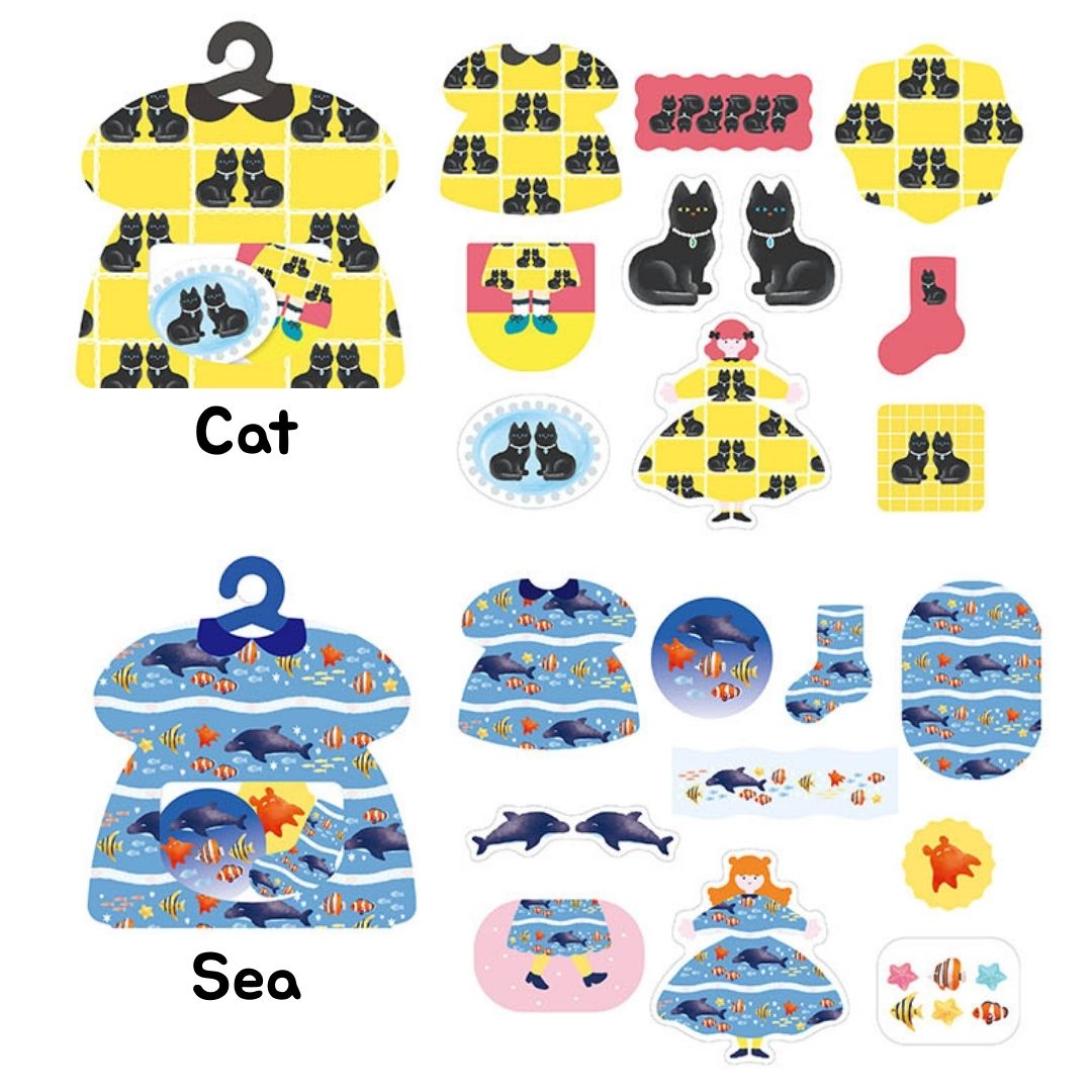 [BUNGUJOSHI 2025] World Craft Flake Seal - Charmy Pattern (9 Designs)