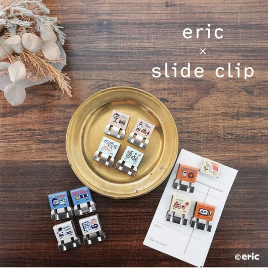 [BUNGUJOSHI 2025] eric x Tokin Corp Slide Clip (3 Designs)