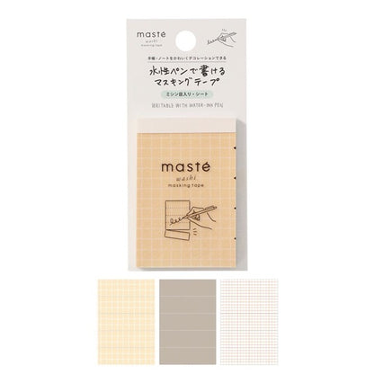 Mark's Masté Writable Perforated Masking Sheet - Check | Colour Mixture C