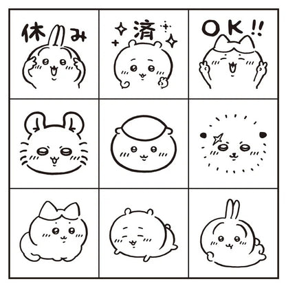 [Limited Edition] Beverly x Chiikawa Check Stamp Set with Case - Party