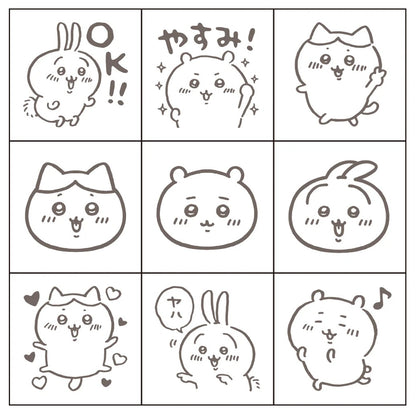 [Limited Edition] Beverly x Chiikawa Check Stamp Set with Case - Chiikawa & Friends