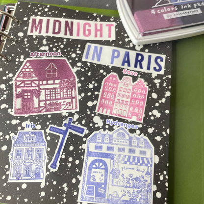 Cocoonpoppy 4-Colour Ink Pad - Midnight in Paris