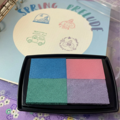 Cocoonpoppy 4-Colour Ink Pad - Spring Prelude