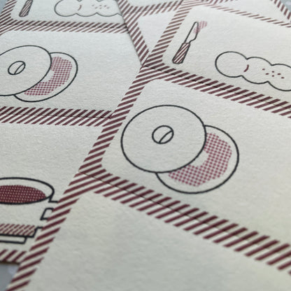 Cocoonpoppy Little Note Paper - Brunch time