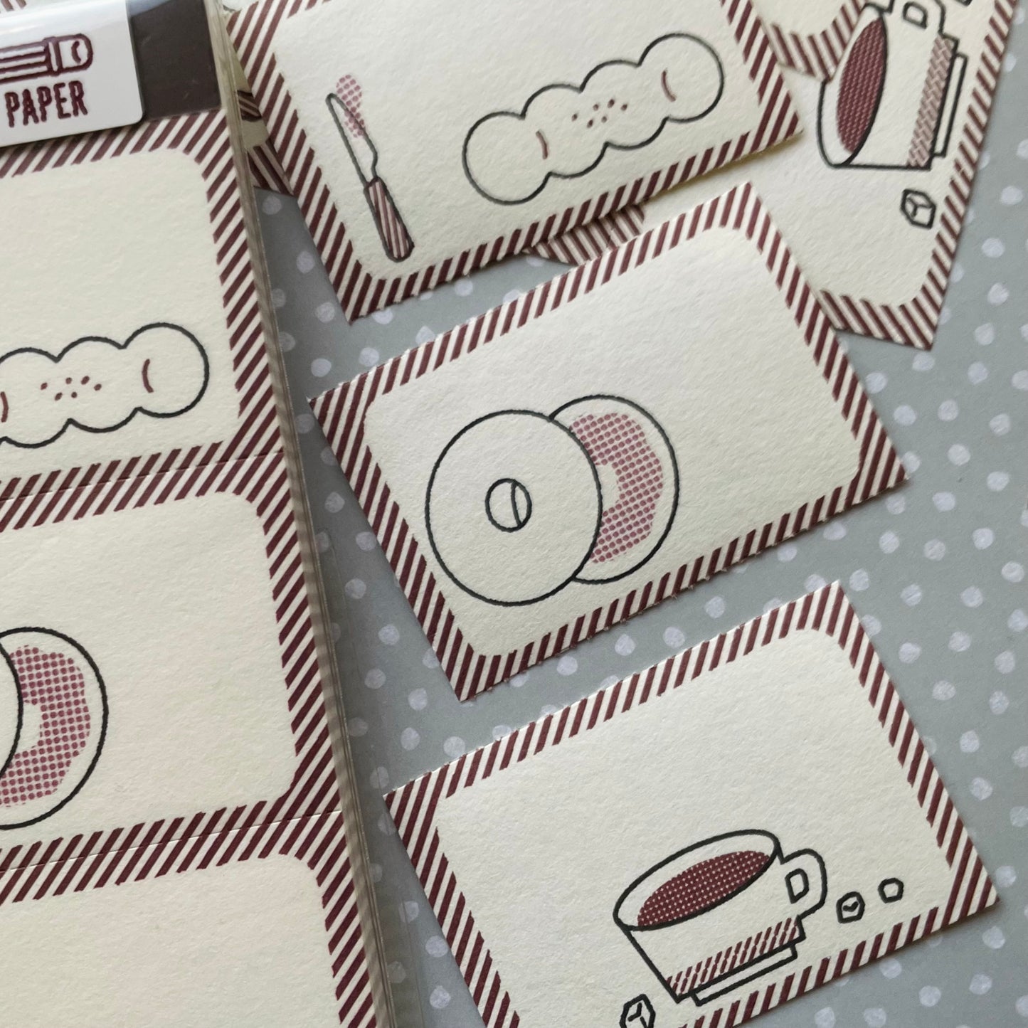 Cocoonpoppy Little Note Paper - Brunch time