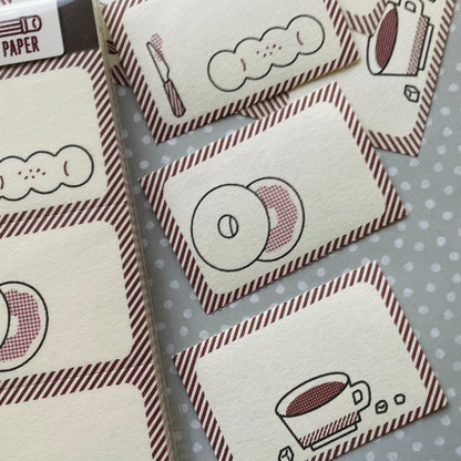 Cocoonpoppy Little Note Paper - Brunch time