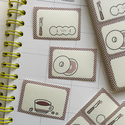 Cocoonpoppy Little Note Paper - Brunch time