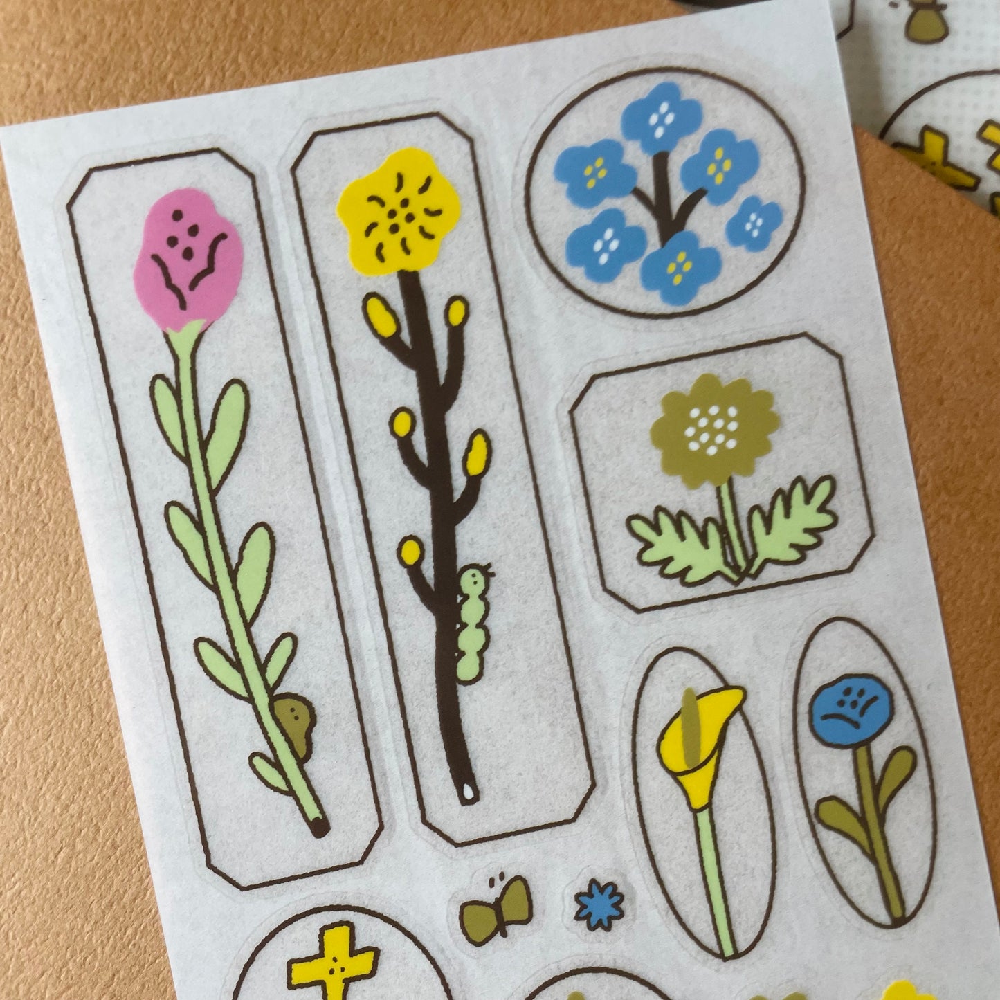 Cocoonpoppy Print-On Stickers -  Garden Flora Collection