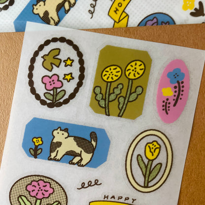 Cocoonpoppy Print-On Stickers - Floral Diary