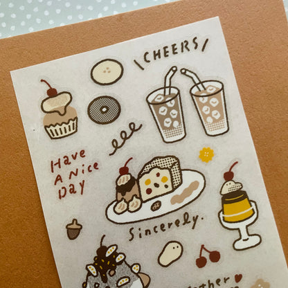 Cocoonpoppy Print-On Stickers - Lucky Tea House