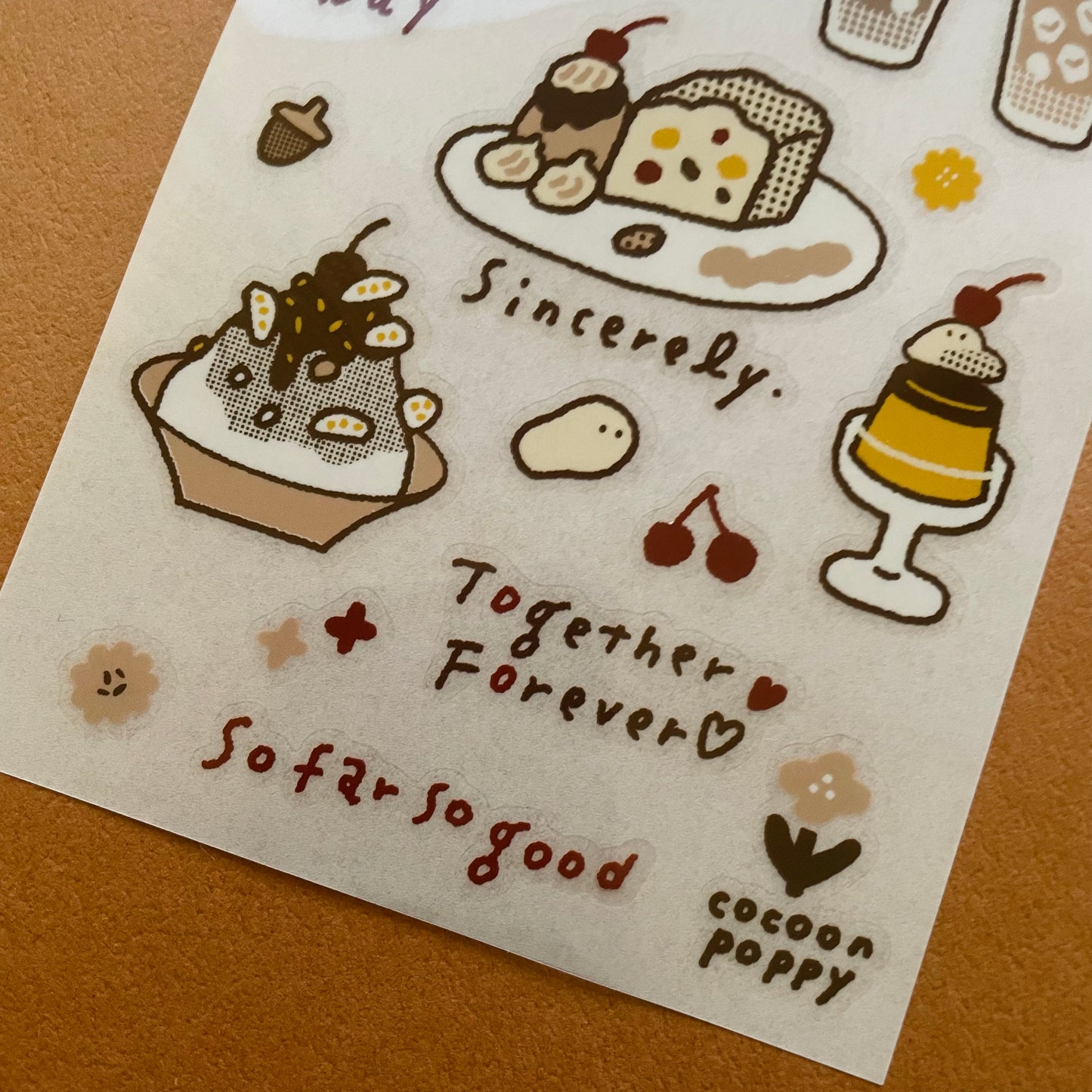 Cocoonpoppy Print-On Stickers - Lucky Tea House