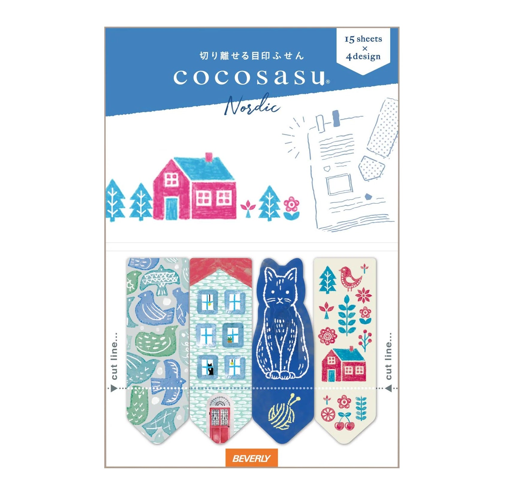 BEVERLY Cocosasu Sticky Notes - Nordic