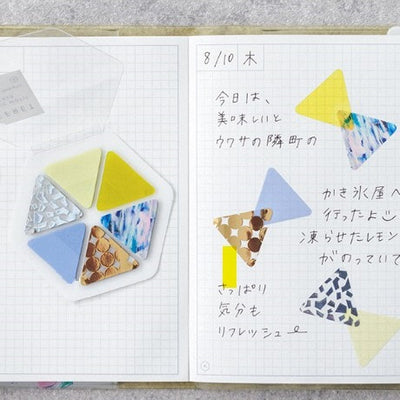 King Jim Hitotoki COFFRET Cosmetic Motif Film Sticker - Triangle